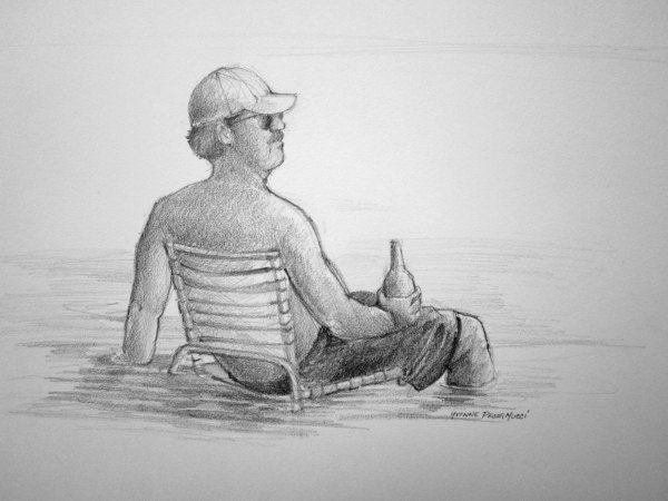 relaxing_mucci_sketch Relaxing by Yvonne Pecor Mucci