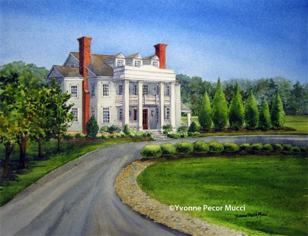 Stuff of Legends watercolor by Yvonne Pecor Mucci